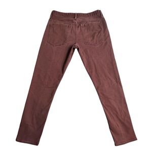 Tony Hawk Skinny Slouch Jeans Mens 32x30 Red Stretch Denim Slim Fit Streetwear